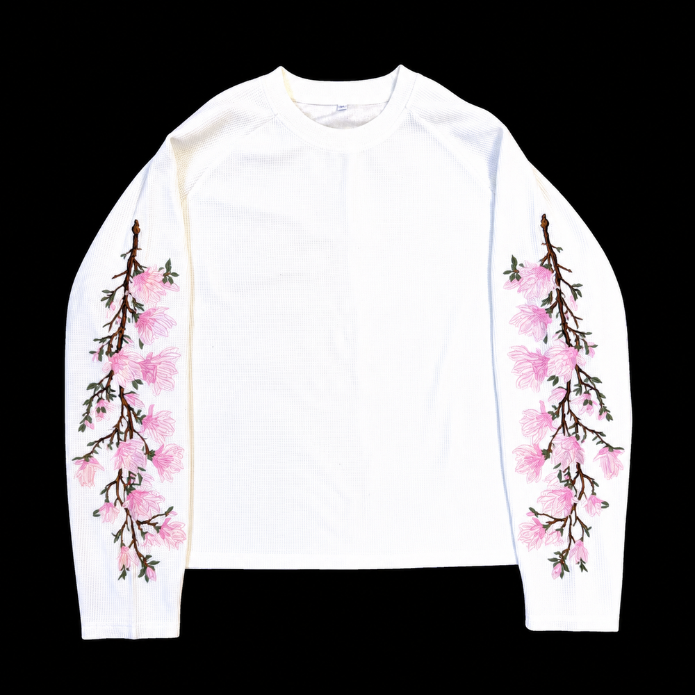 "SENBONZAKURA" CHERRY BLOSSOM FLOWER | KNIT