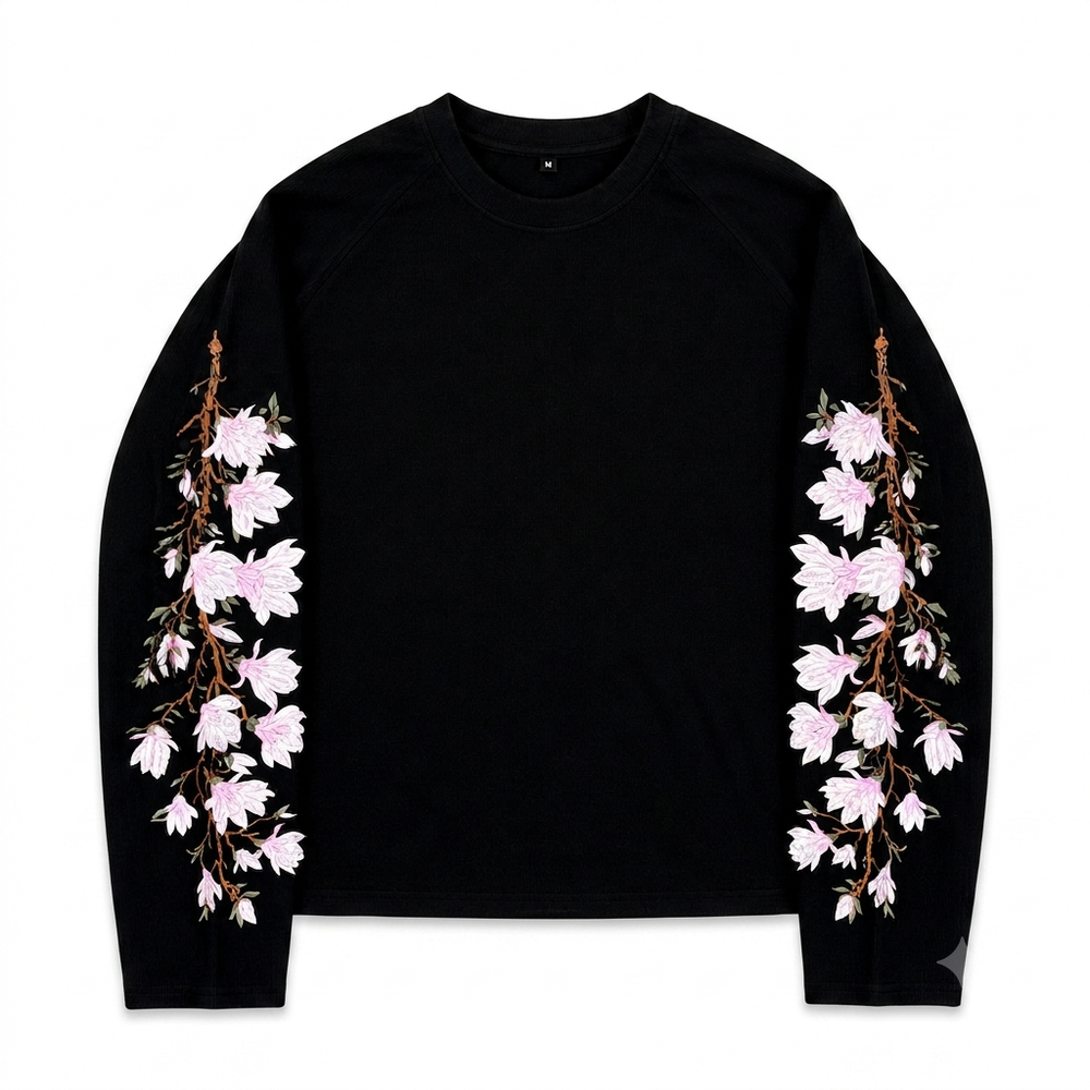 "SENBONZAKURA" CHERRY BLOSSOM FLOWER | KNIT
