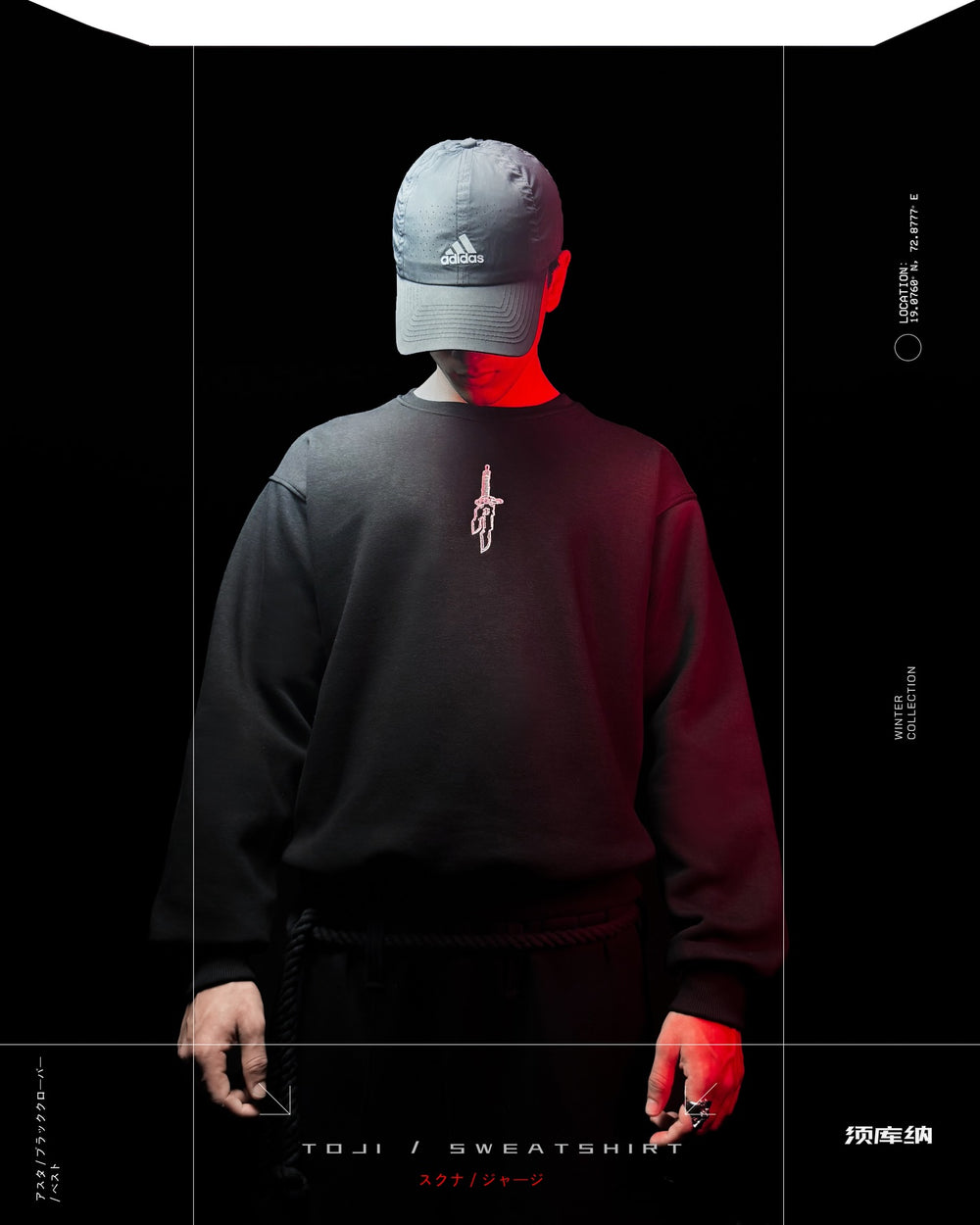 TOJI / EMBROIDERY SWEATSHIRT