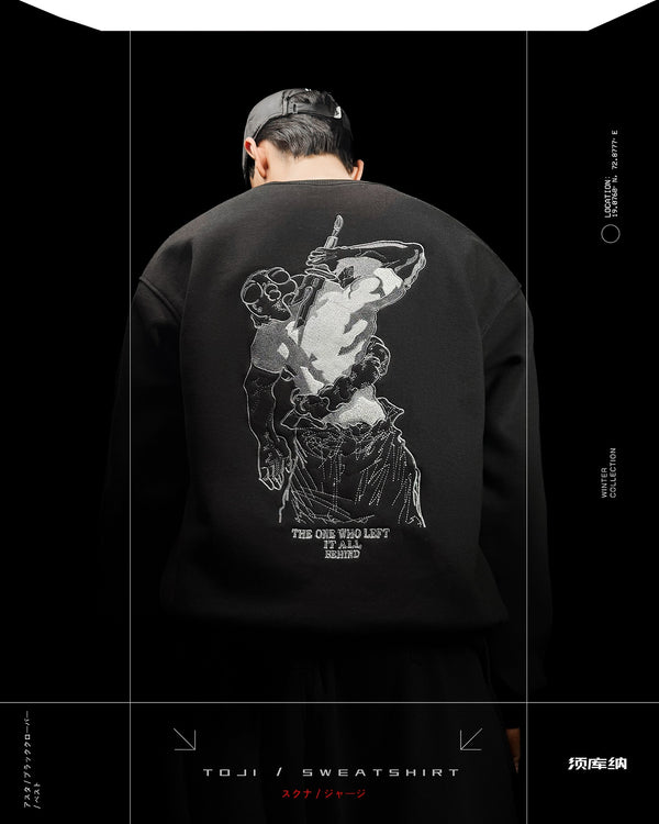 TOJI / EMBROIDERY SWEATSHIRT